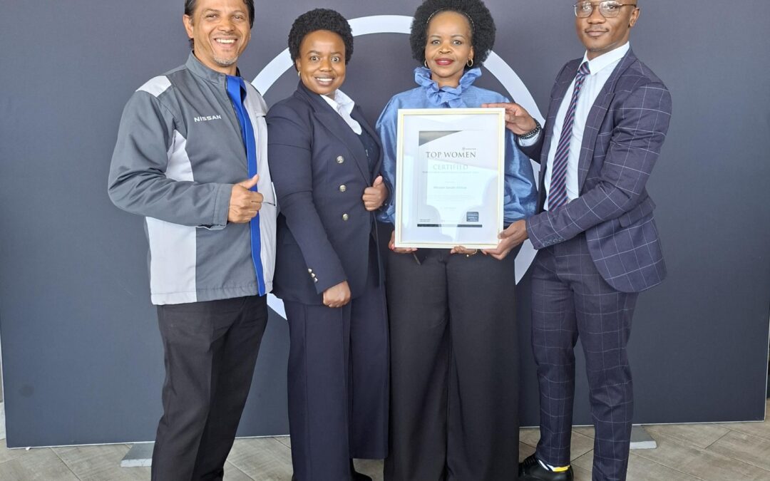 Nissan South Africa recognised for driving gender equality