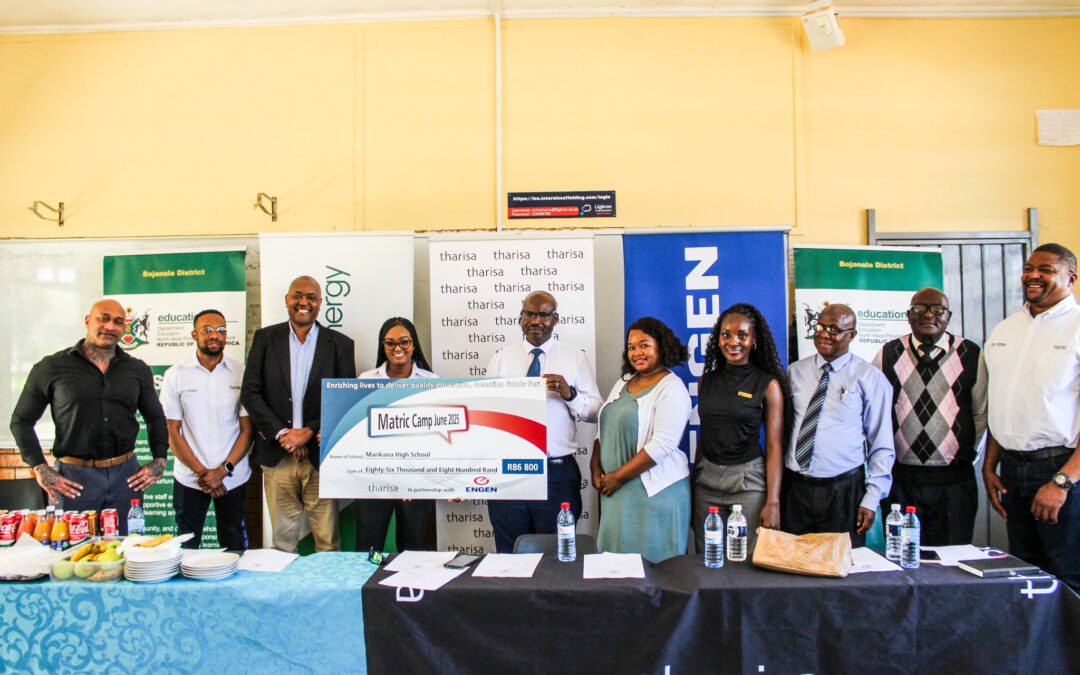 Engen and Tharisa Mines Support Marikana North High Matrics with Bootcamp Funding