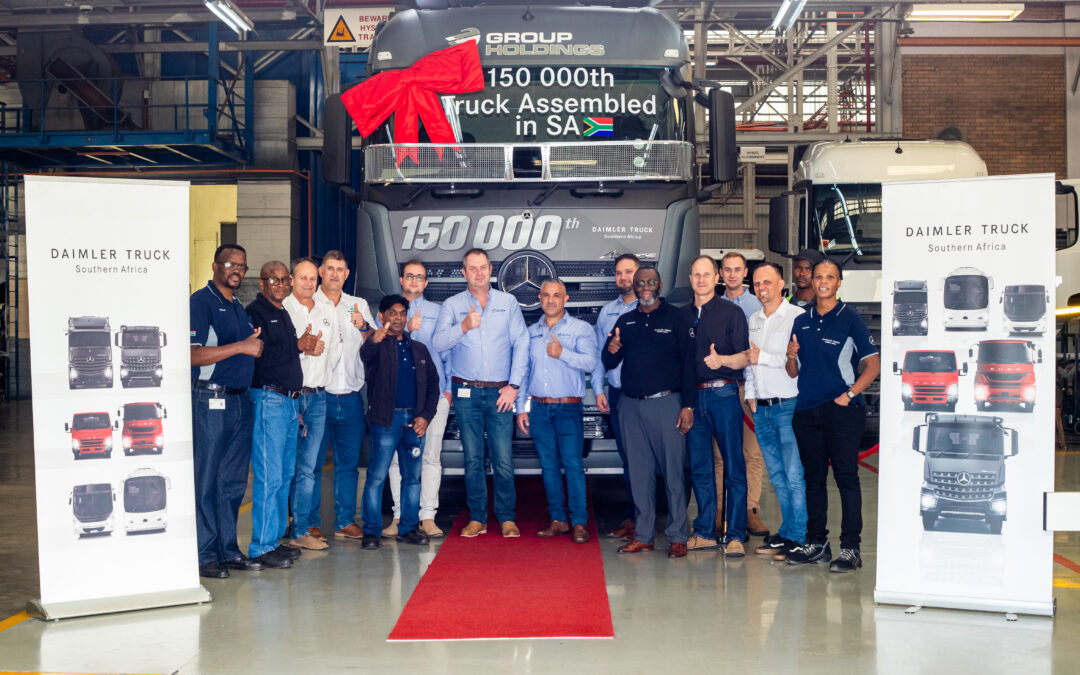 Proudly Built in South Africa: Daimler Truck Southern Africa Reaches 150 000th Milestone with Truck Assembled at East London Plant.