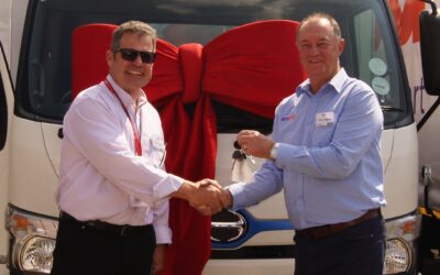 HINO Hand-Over 5 Hino 300 Diesel Hybrids to SMSA Africa Logistics Group